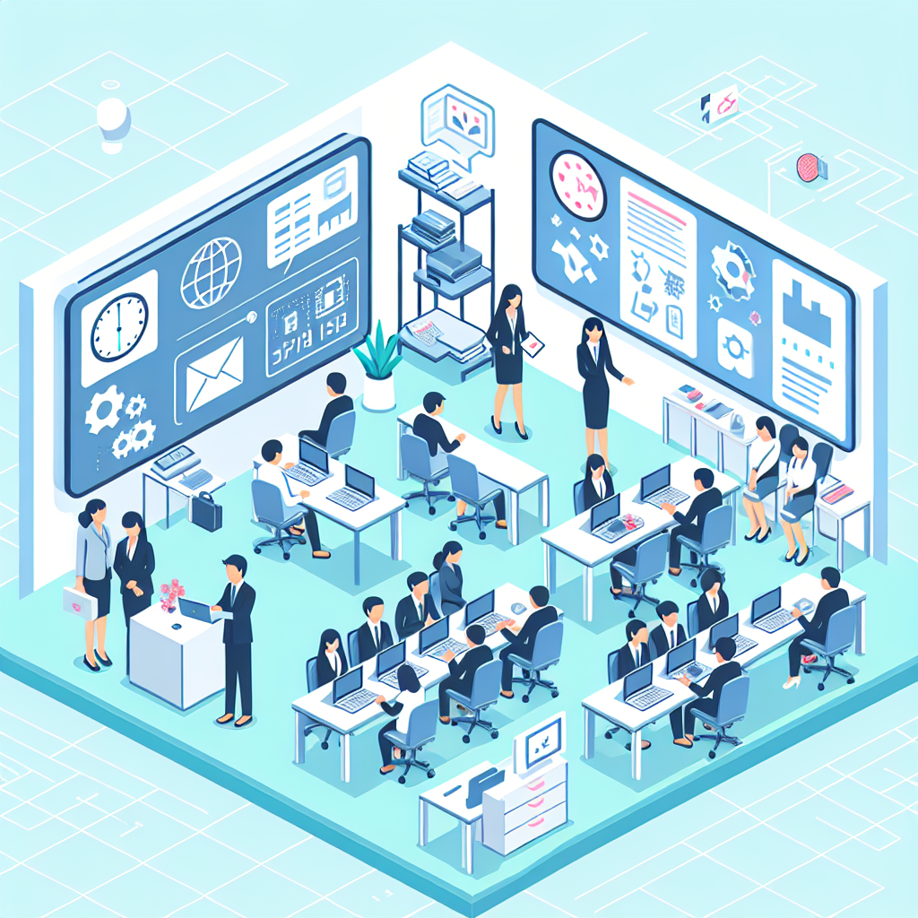 企業内での研修風景