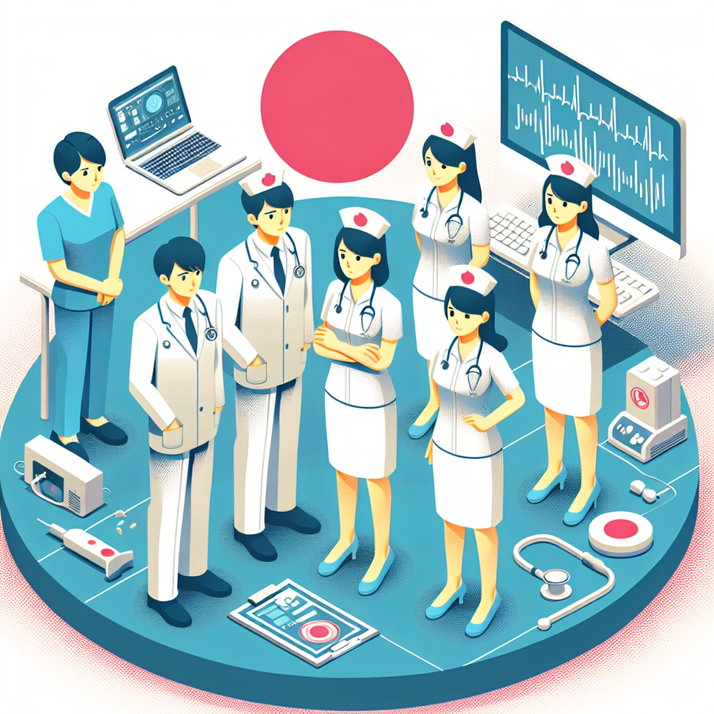 看護スタッフがチームで協力している様子