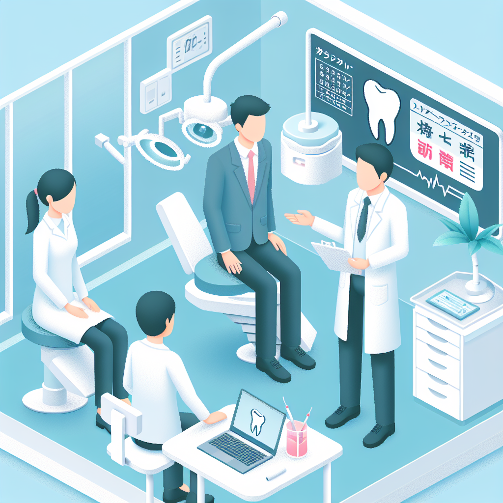 歯科医院スタッフがキャリアパスについて相談しているシーン