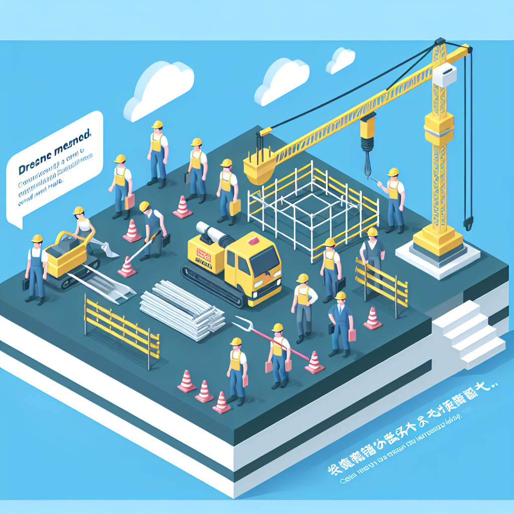 建設現場で働くチームの写真