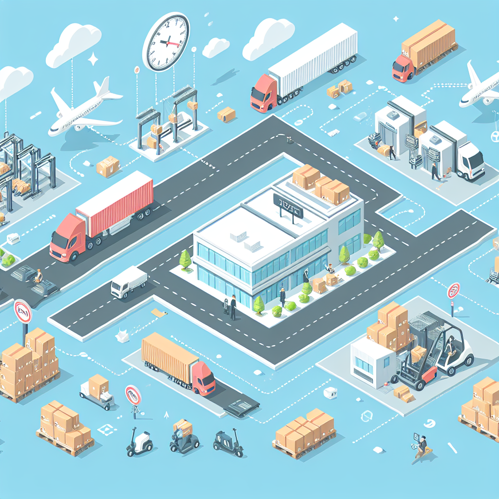 労働時間短縮に伴う物流現場の様子