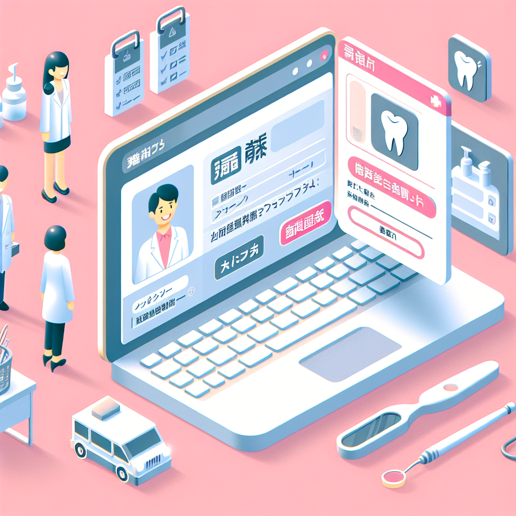 歯科医院の求人広告が掲載されたオンラインプラットフォームのスクリーンショット