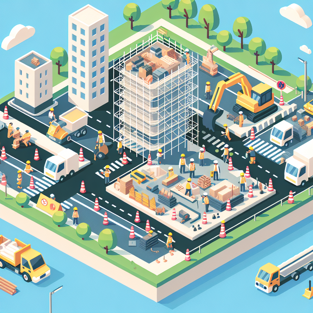 労働法制の改正により建設現場が変わる様子