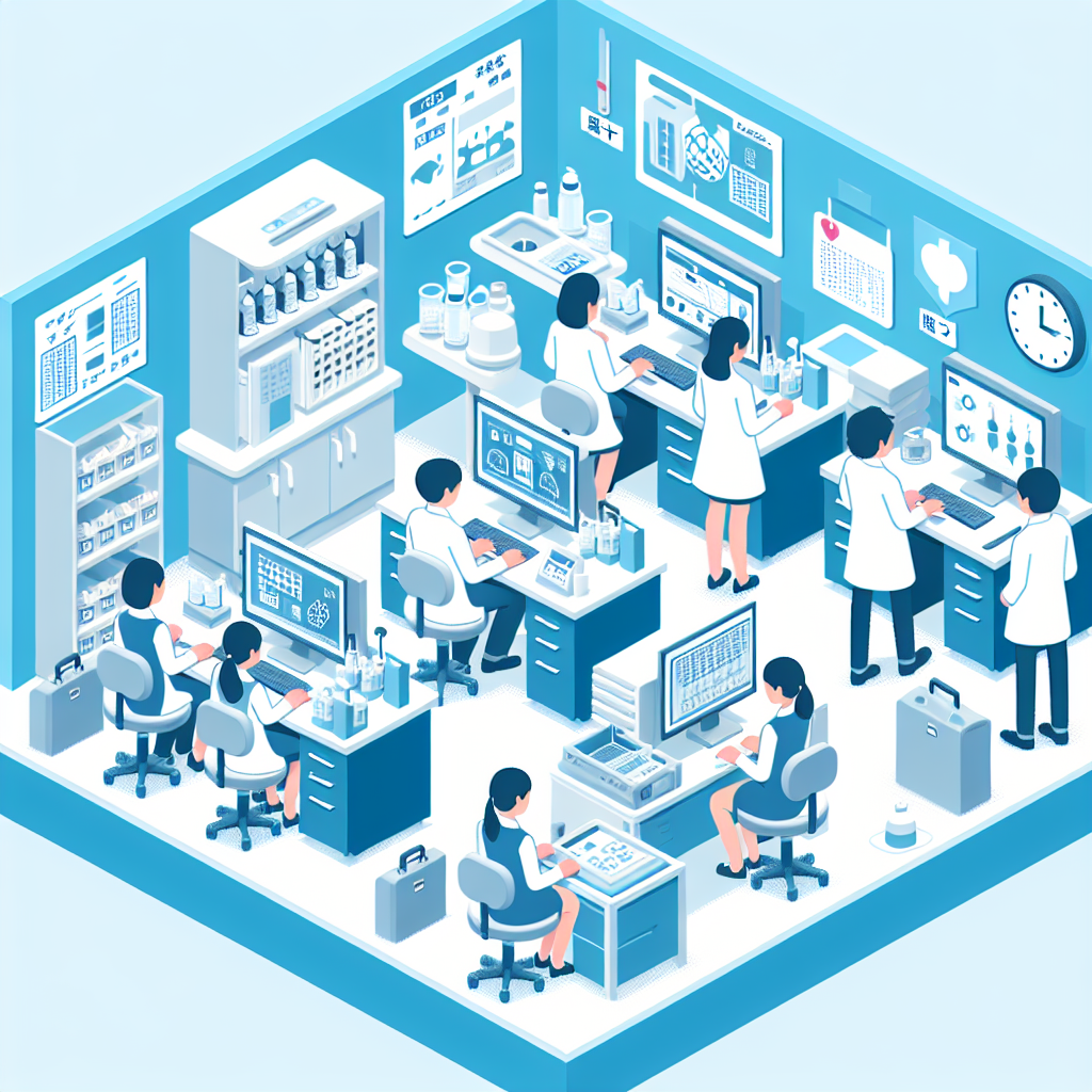 看護師が働く職場の明るい風景