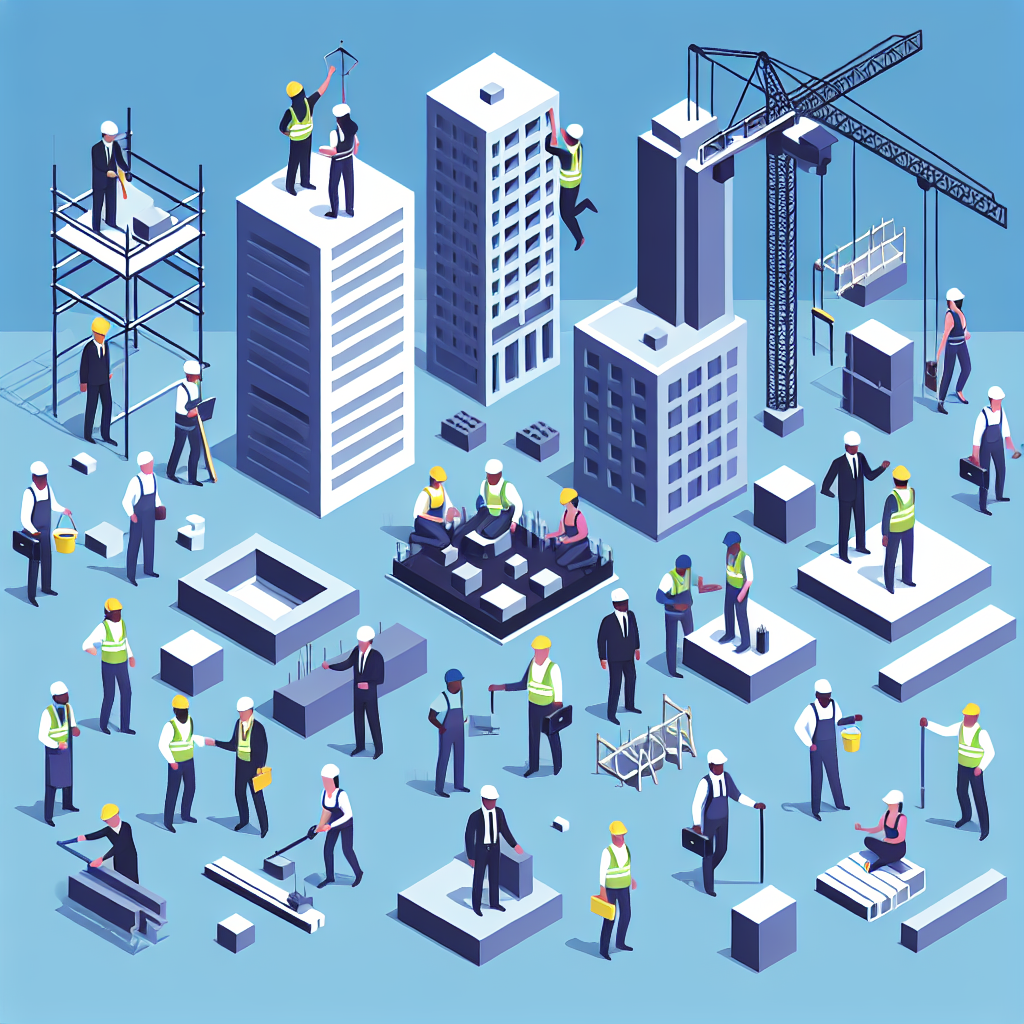 建設現場で働く多様な人材の写真