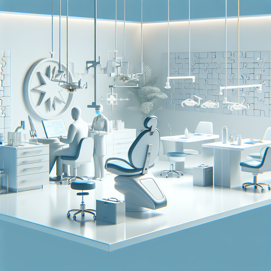 歯科医院内でのスタッフの働く様子