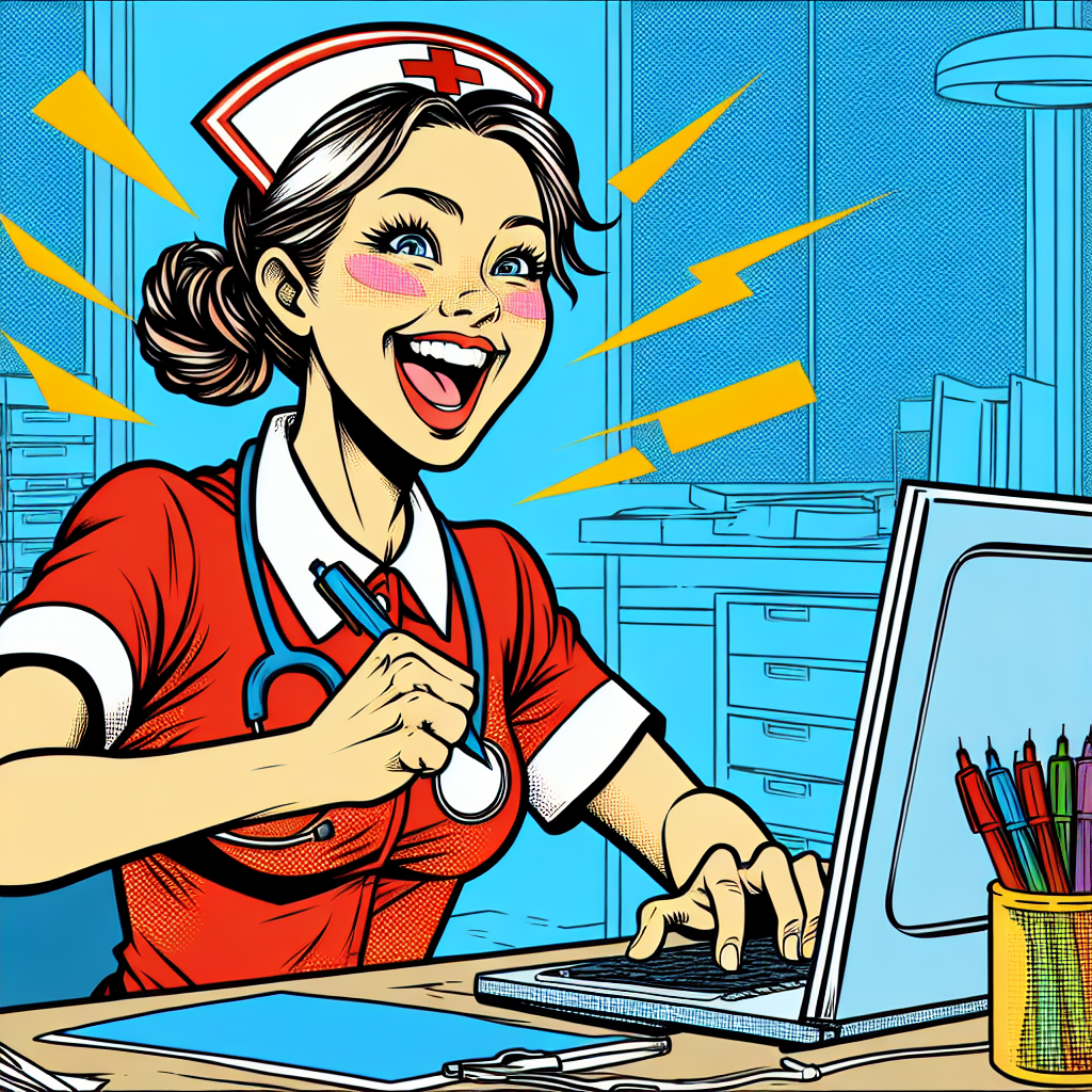 看護師が笑顔で働く職場の風景