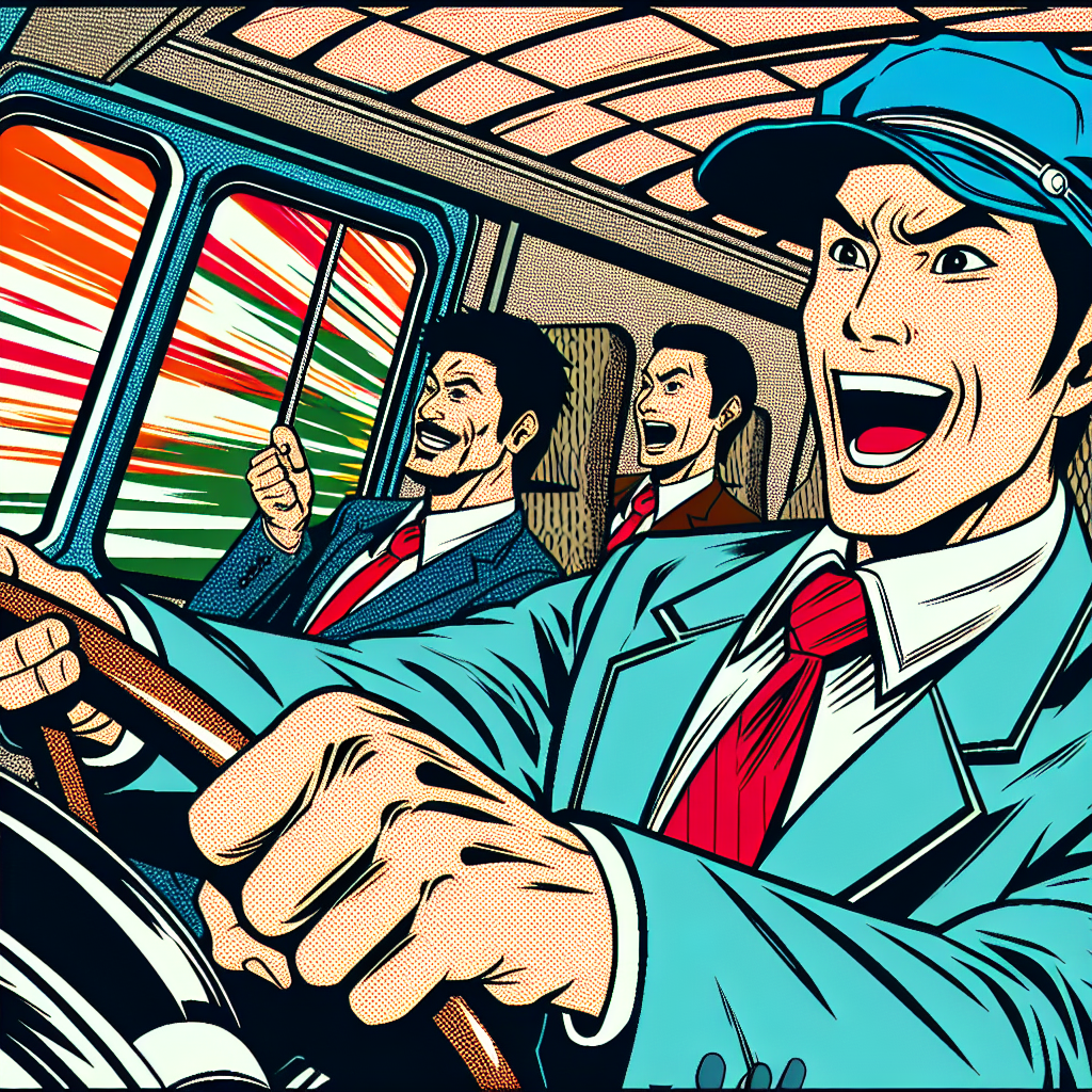 ドライバーが働きやすい職場環境で笑顔で仕事をしているシーン