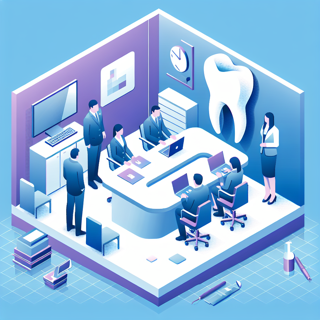 歯科医院でのスタッフミーティングの様子