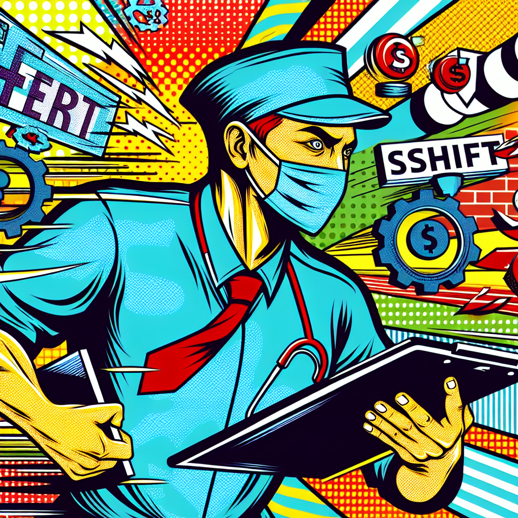 労働法改革に対応するための介護施設のシフト管理のイメージ図