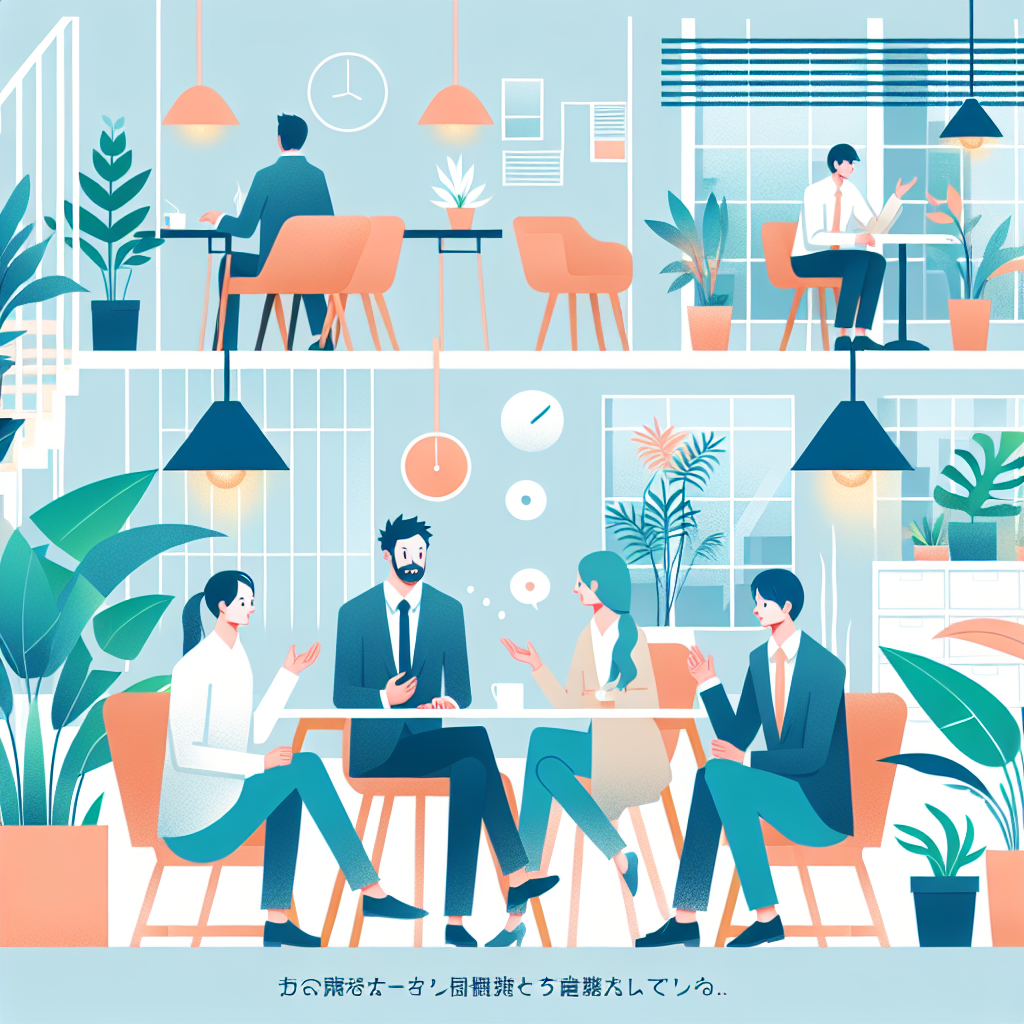 働きやすい職場環境を示すイメージ