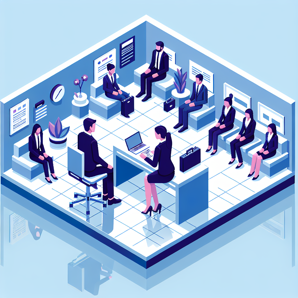 採用面接を行うシーンのイメージ