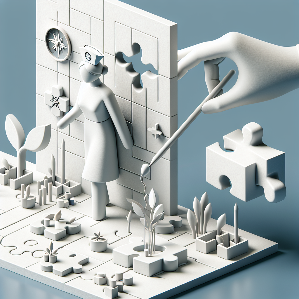 看護師が研修を受けている様子