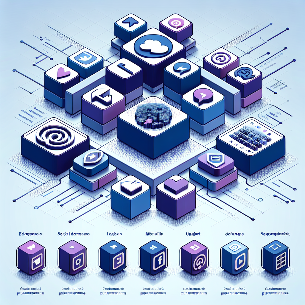 SNSプラットフォームのロゴが並んでいるイメージ画像