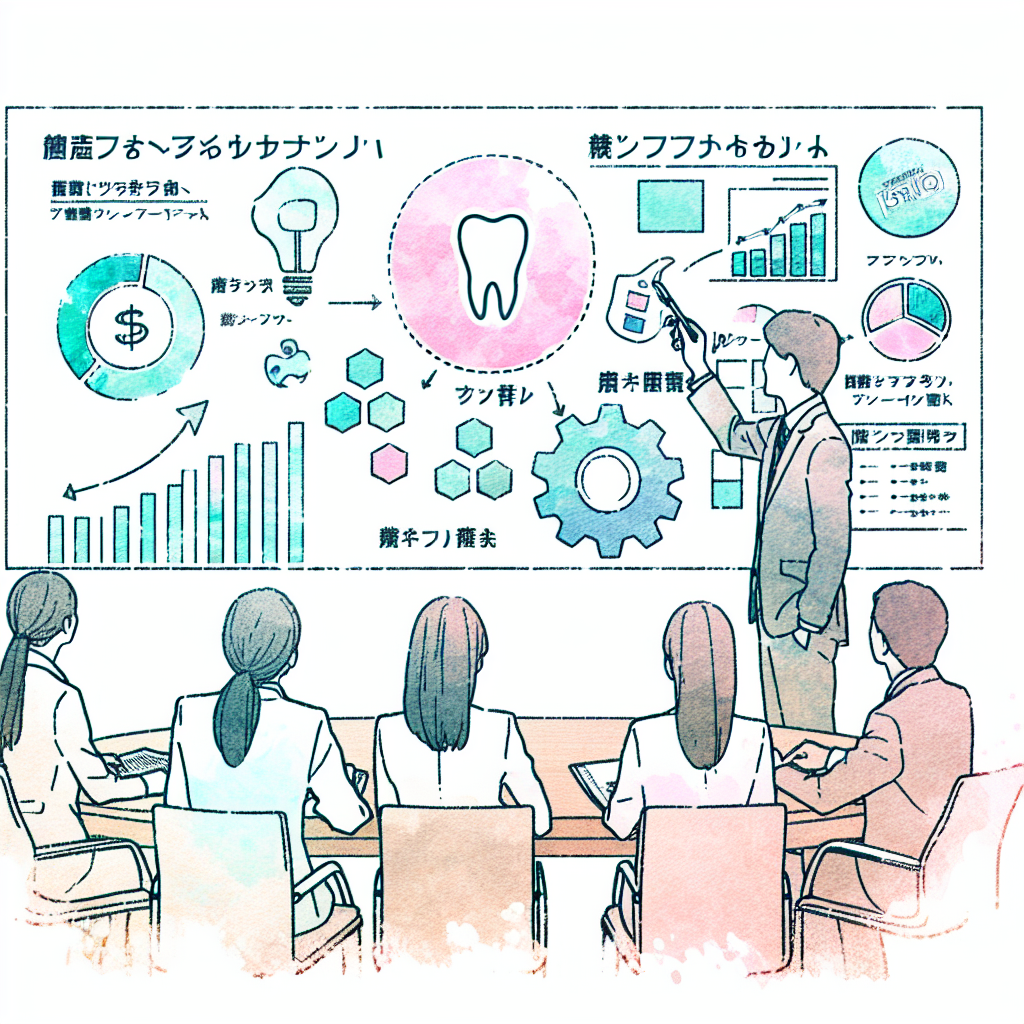 スタッフと共に改善策を考える歯科医院の経営者