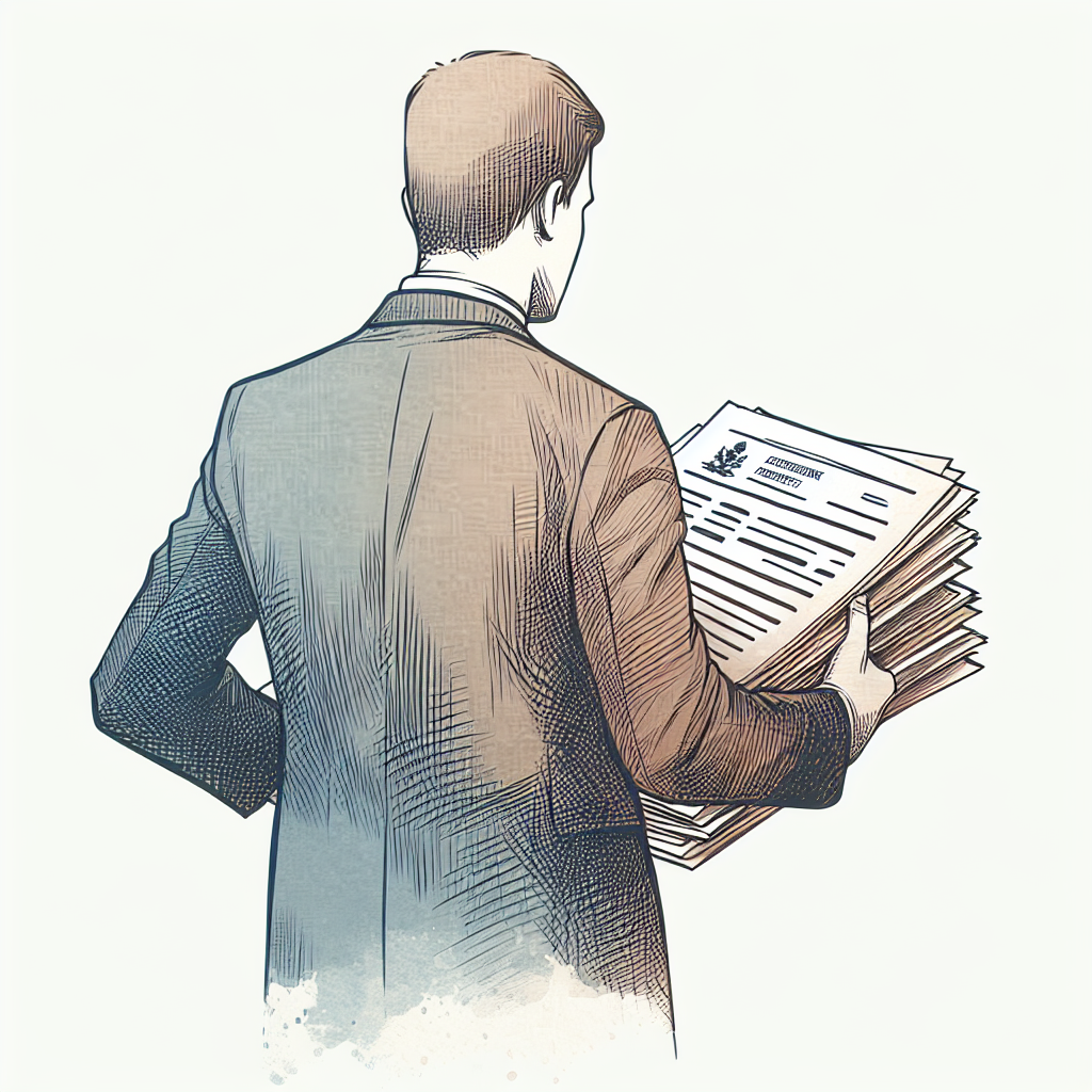 労働法制に関する資料を持つ人事担当者のイメージ