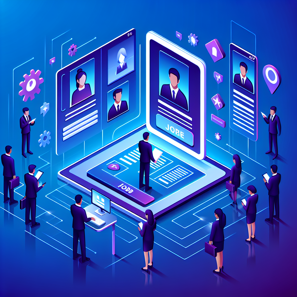 オンライン採用の様子