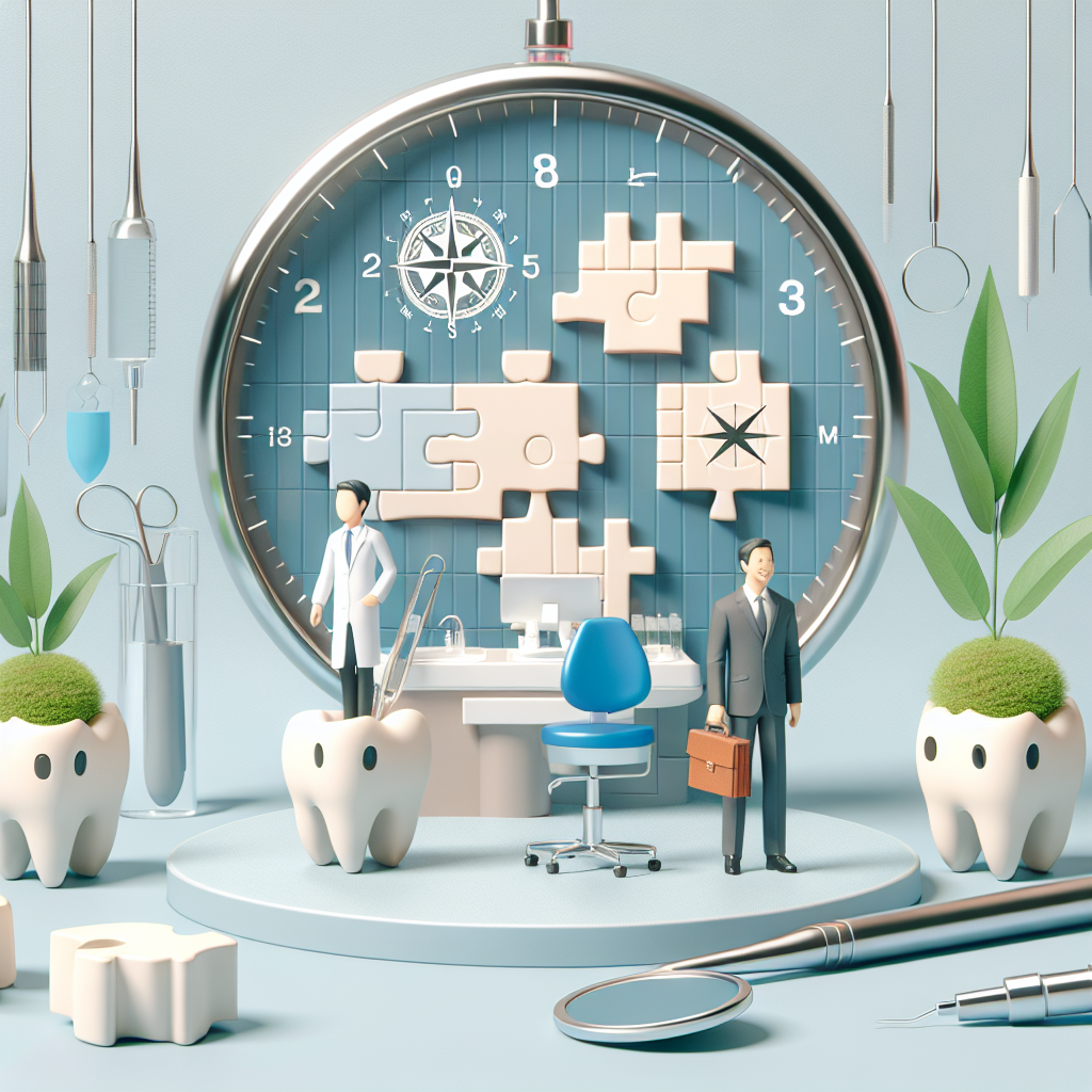 スタッフが笑顔で働く歯科医院の職場風景