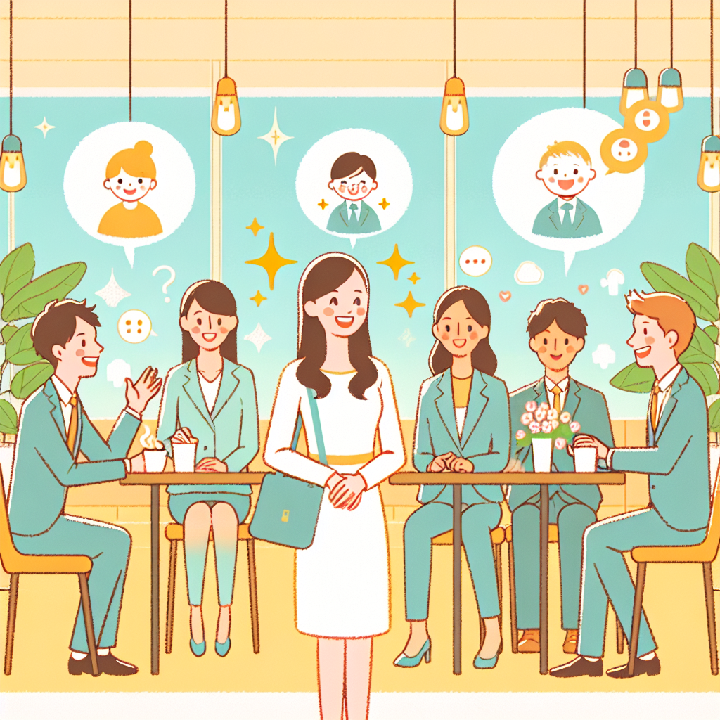 社員紹介制度を利用して採用された新入社員の歓迎会の様子