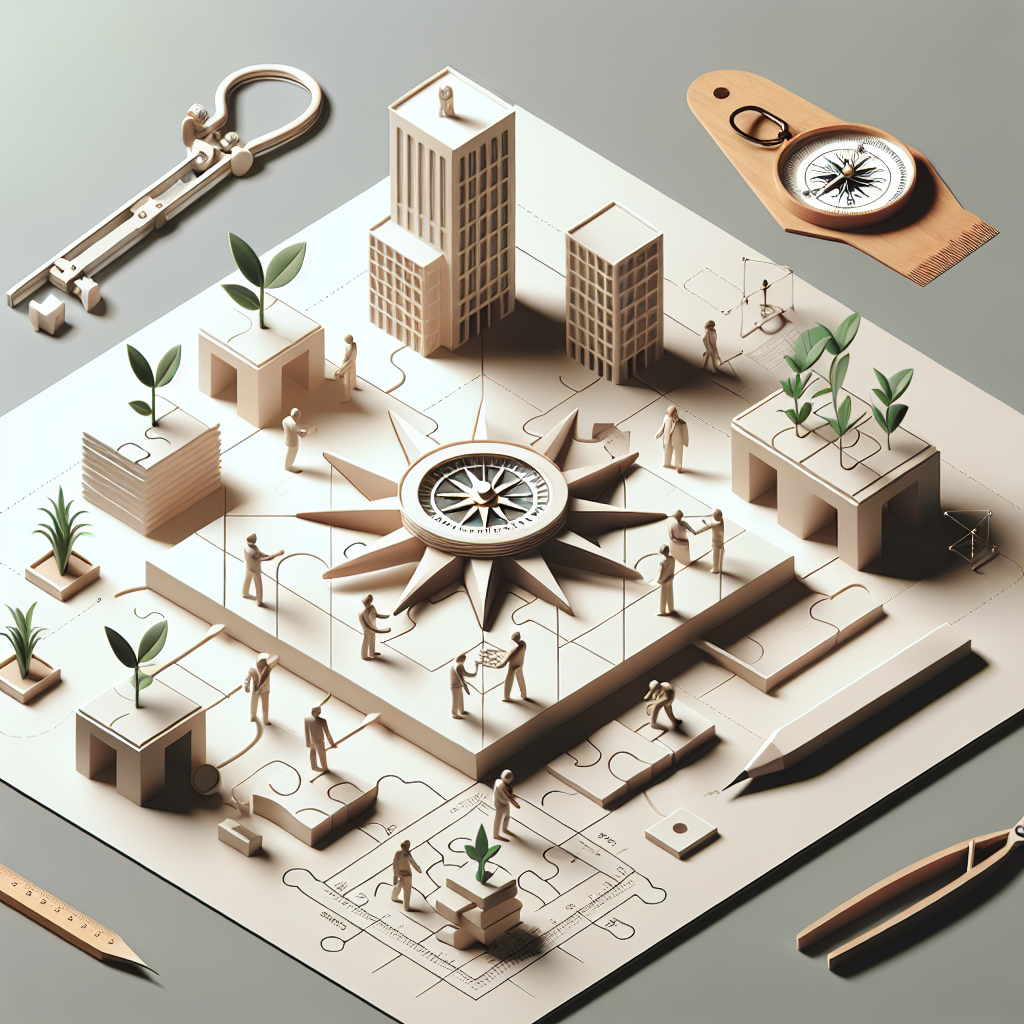 建設現場で働く人々の様子