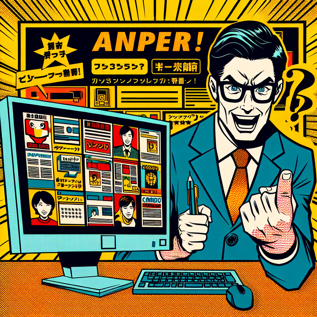 デジタル化された求人広告を表示するパソコン画面