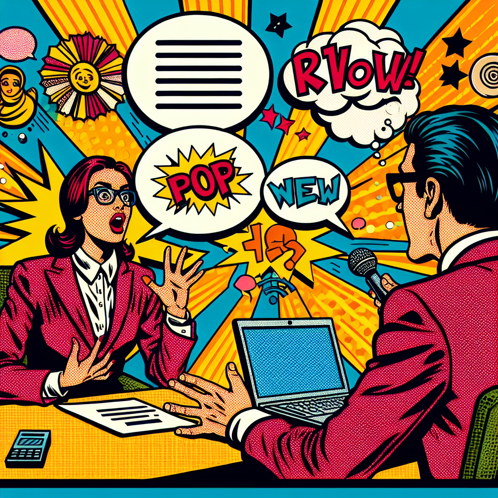 オンライン面接を行うシーン