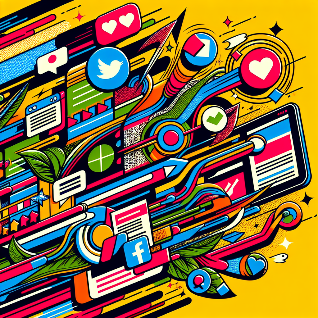 SNS投稿のスケジュールを組む様子