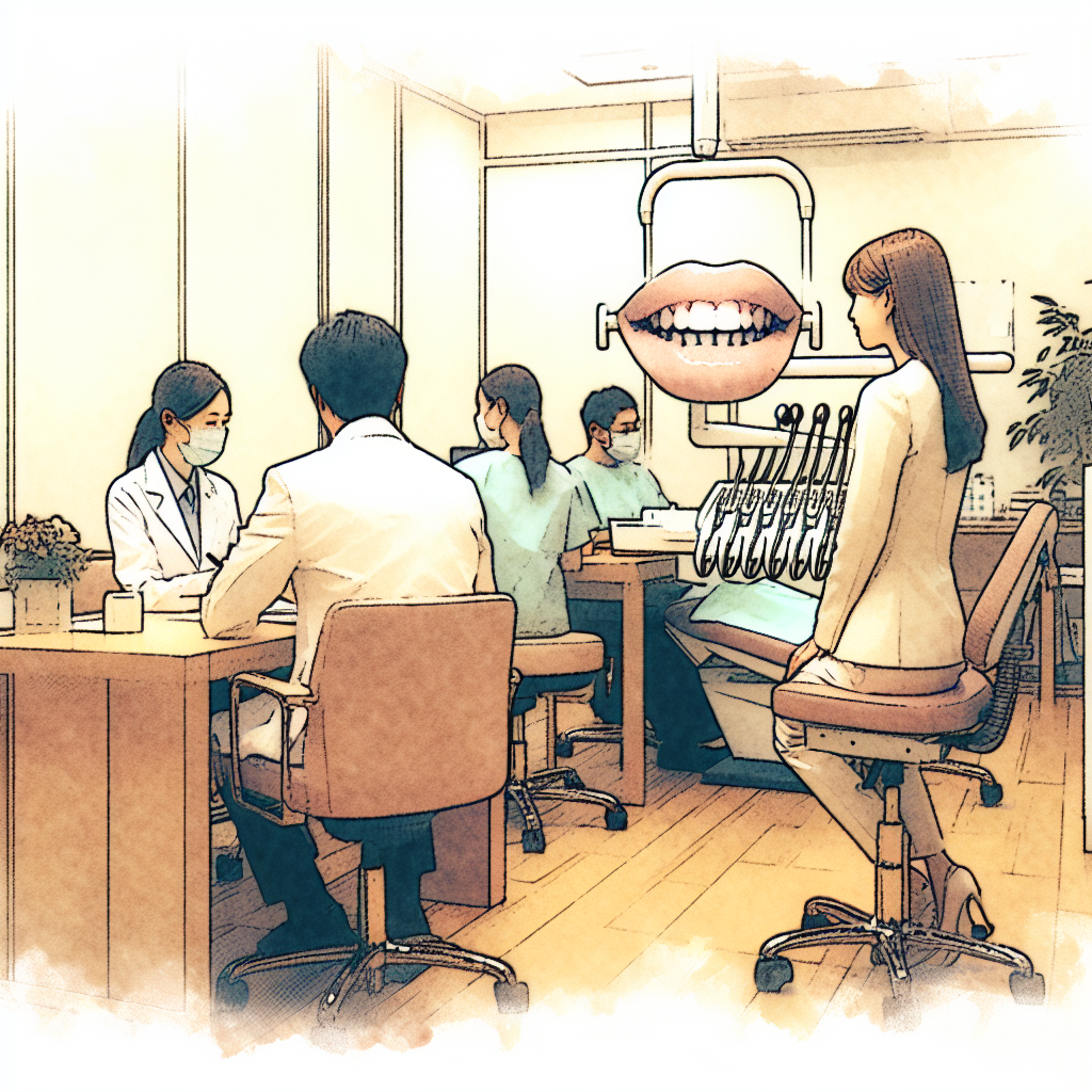 歯科医院での採用面接のシーン