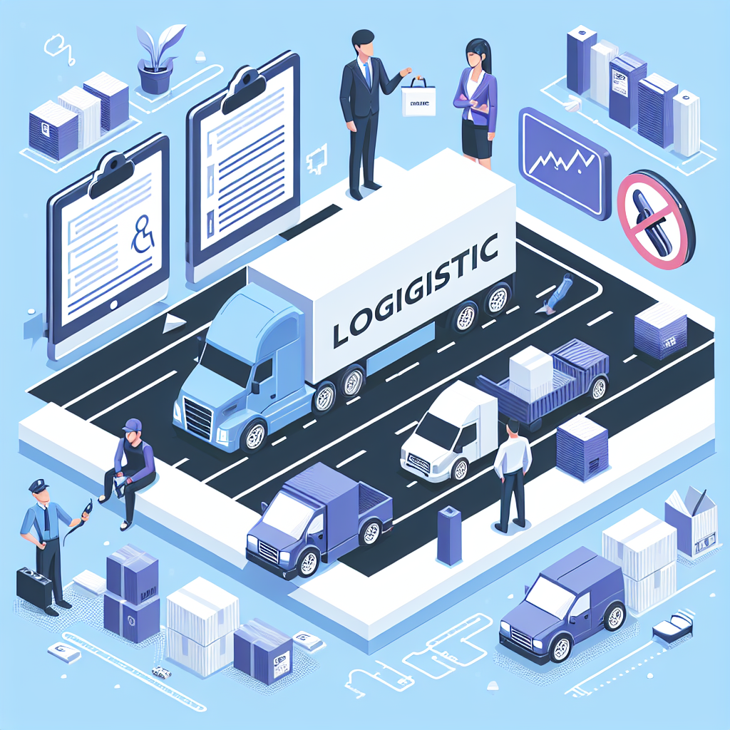 ドライバー不足に悩む物流企業のイメージ