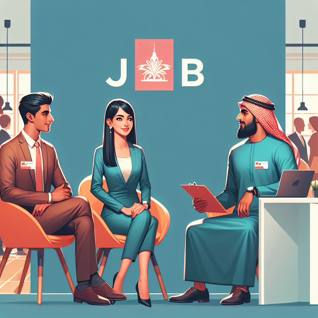 求人イベントでの企業ブースの様子