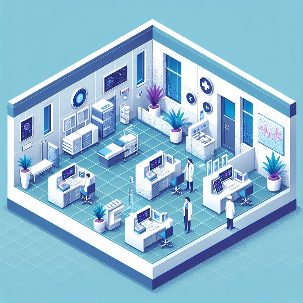 職場環境が整った医療施設の内装