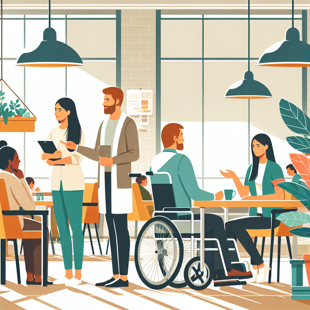 介護施設内での研修の様子