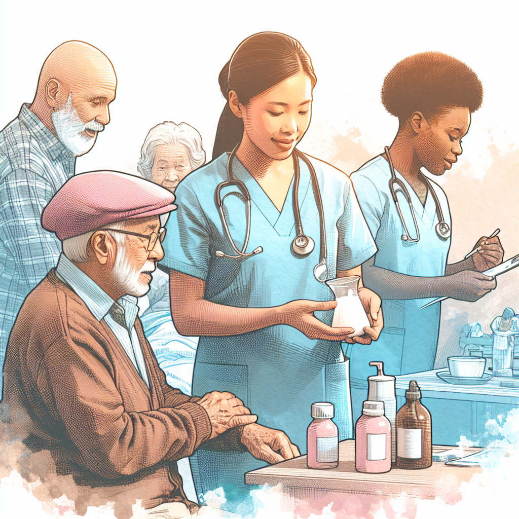 介護職員が職場で意欲的に働く様子を示す画像