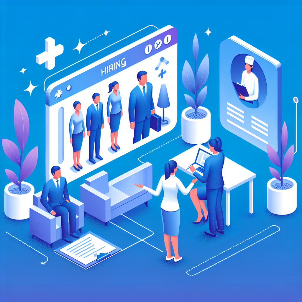 採用活動を行っている介護事業者のイメージ