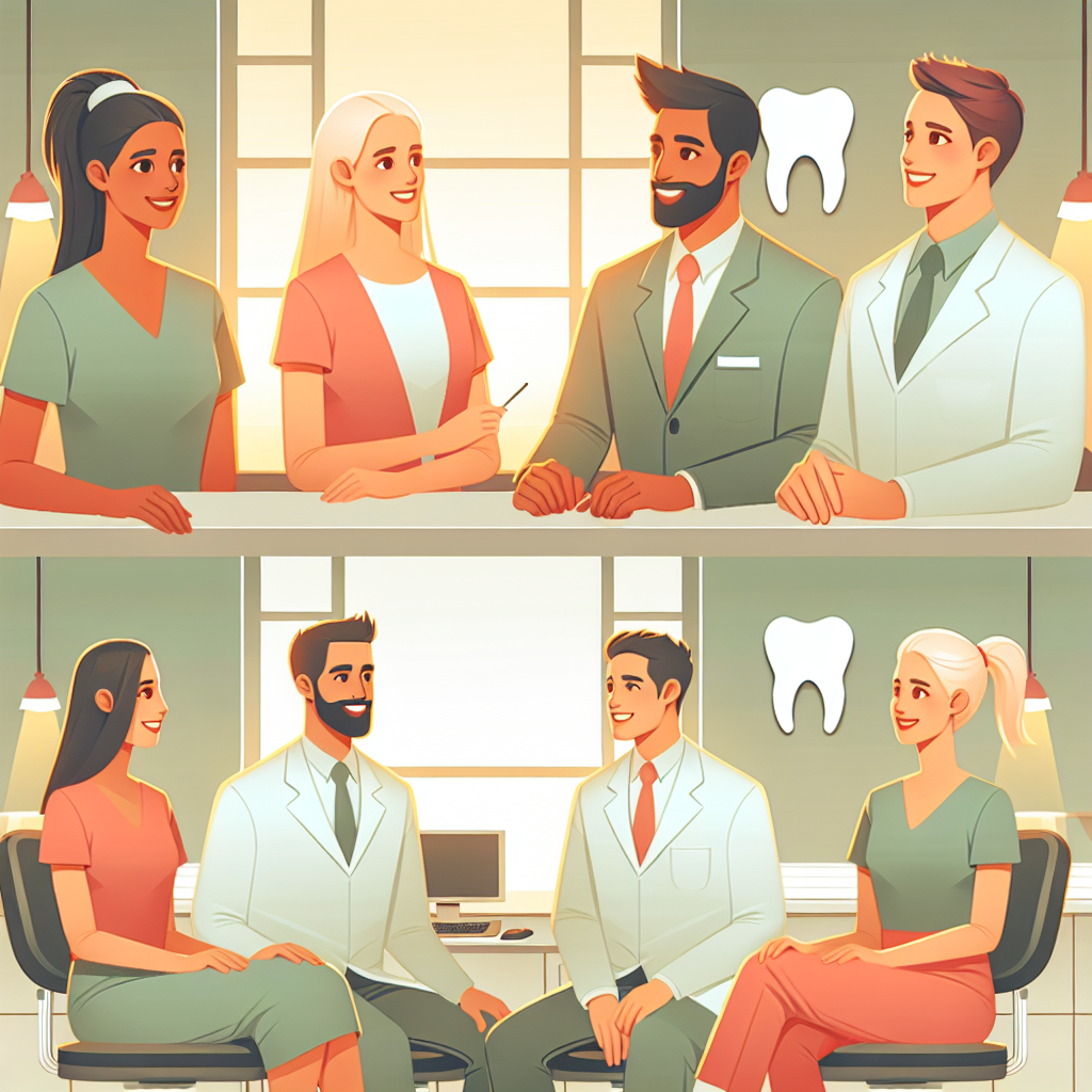 歯科医院で働くスタッフの笑顔