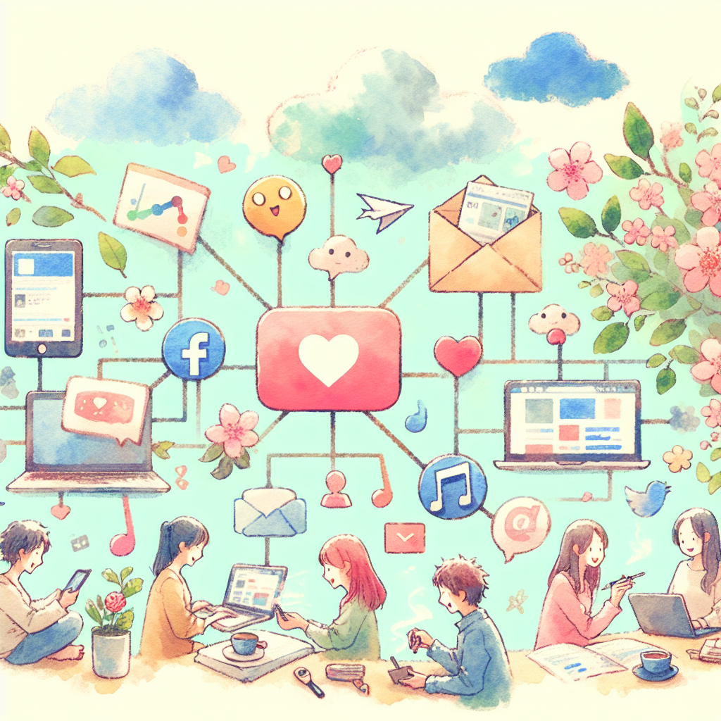 SNSプラットフォームごとのコンテンツイメージ例