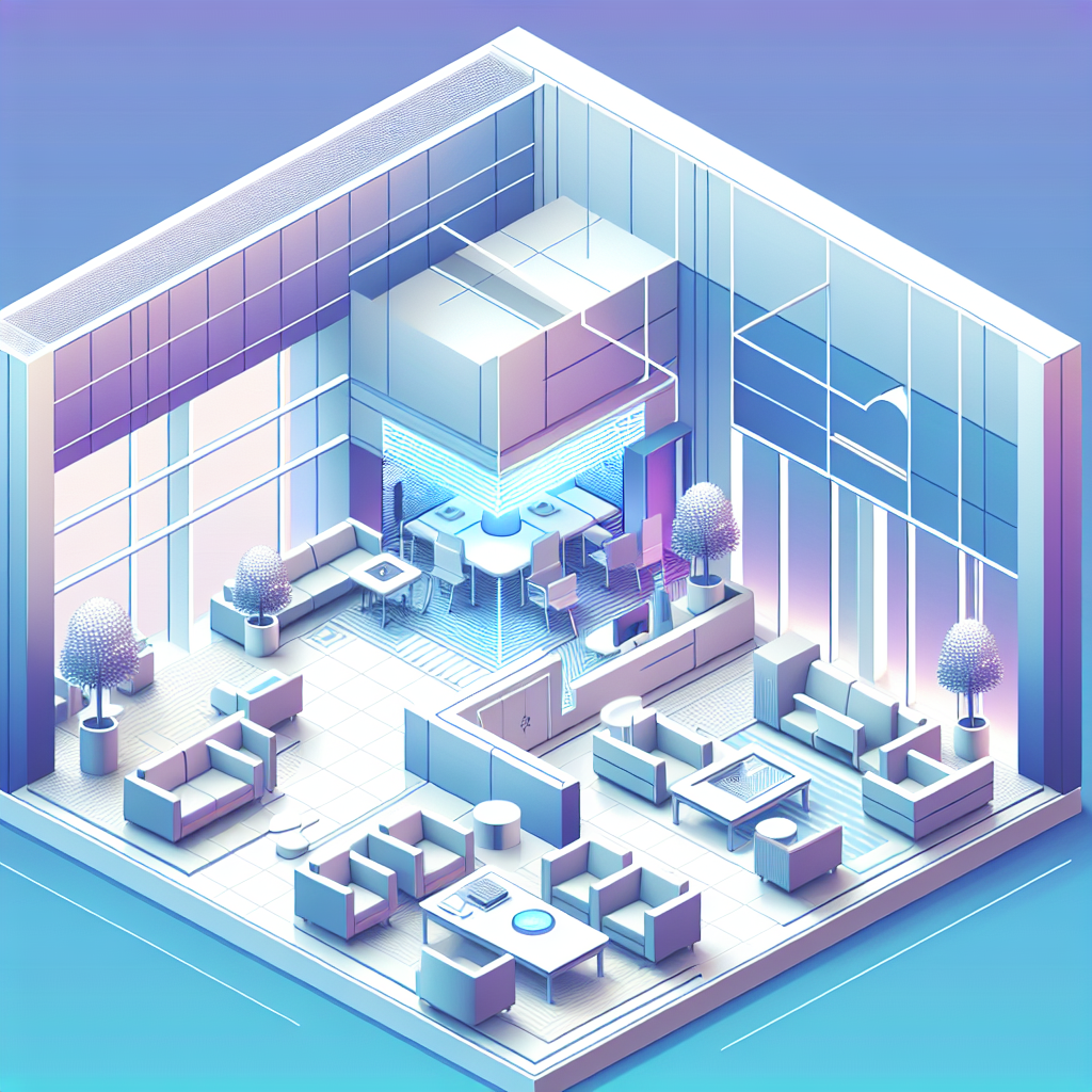 明るく快適な介護施設の内部