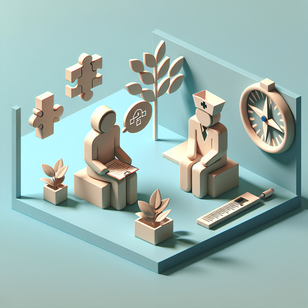 オンライン面接を行う看護師と採用担当者