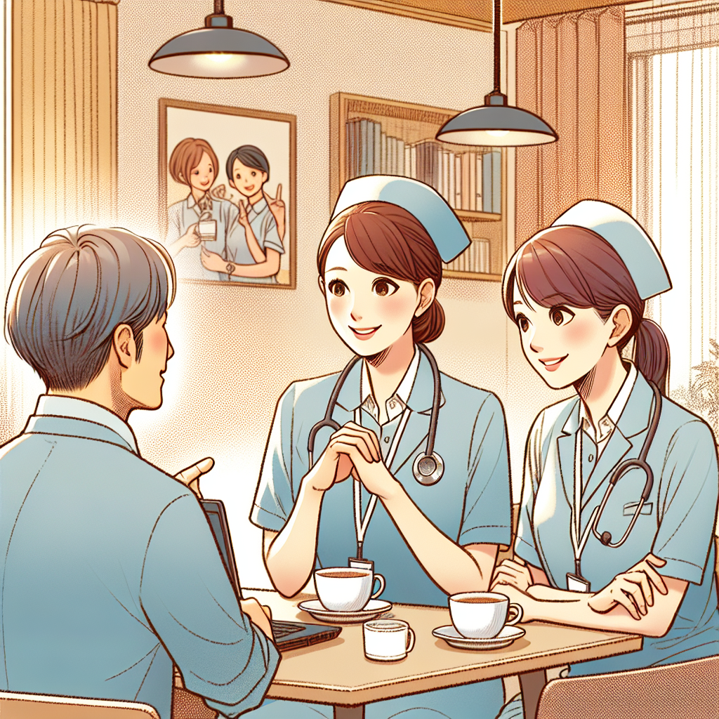 看護師のキャリアパスを示す図