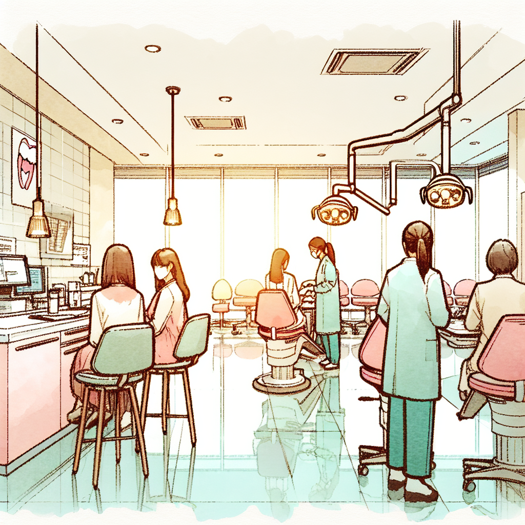 歯科医院での面接風景