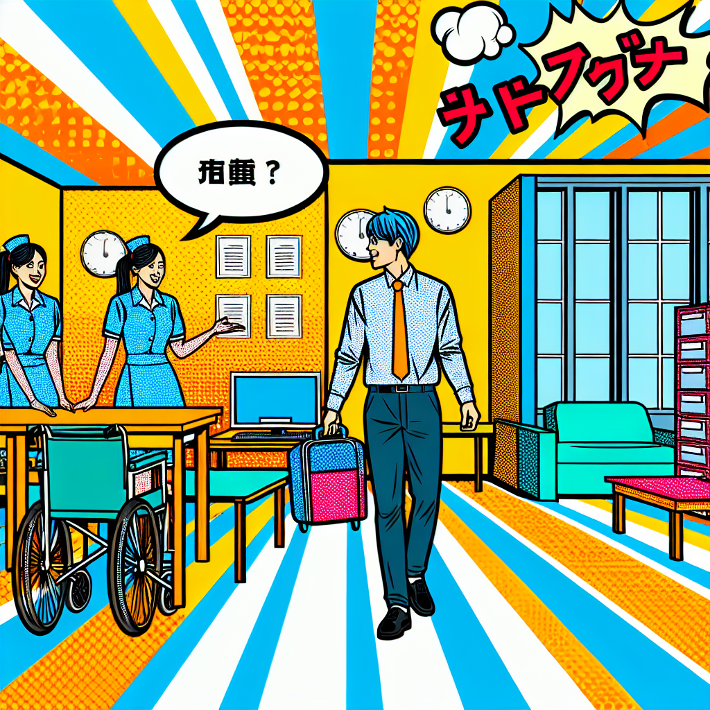 介護事業所の明るい職場環境の写真