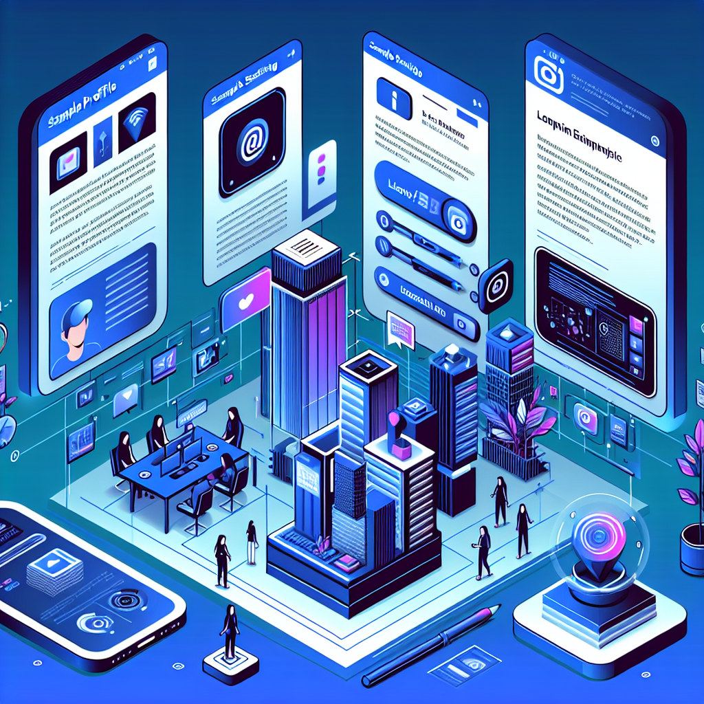 Instagramの企業アカウントのプロフィール設定例