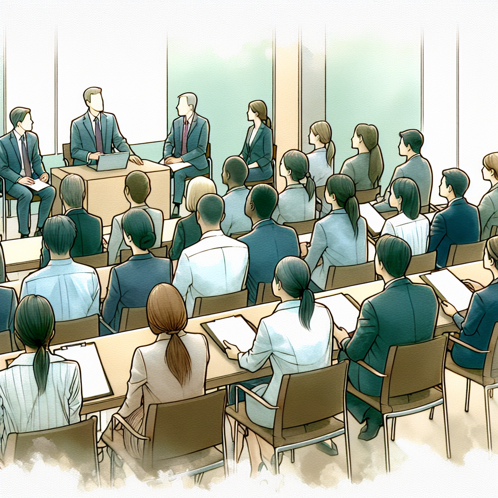 労働法セミナーで講義を受ける経営者たち