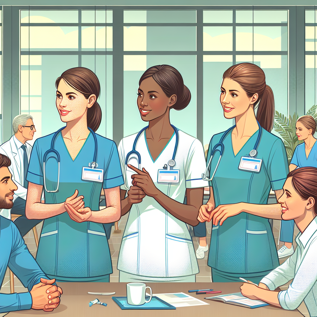 看護師がチームで働いているイメージ