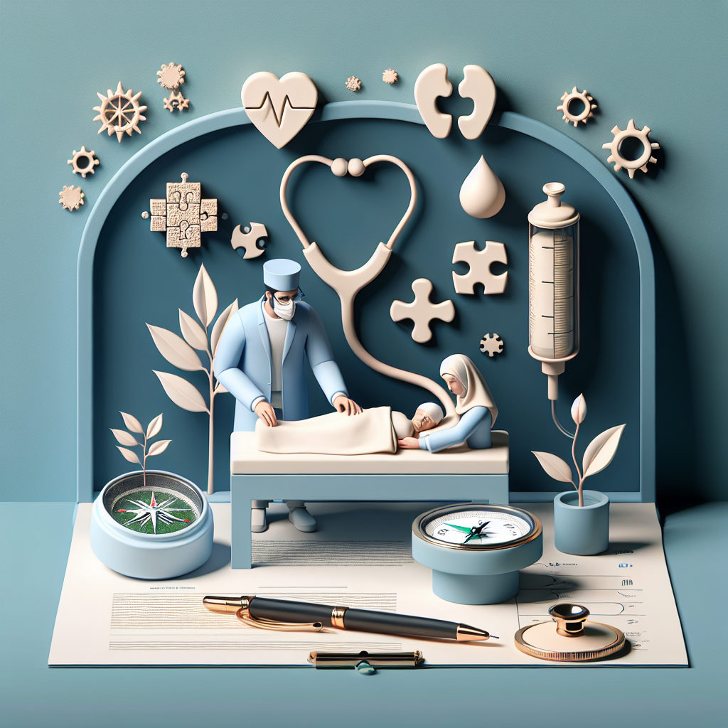 看護師が患者をケアしているシーン