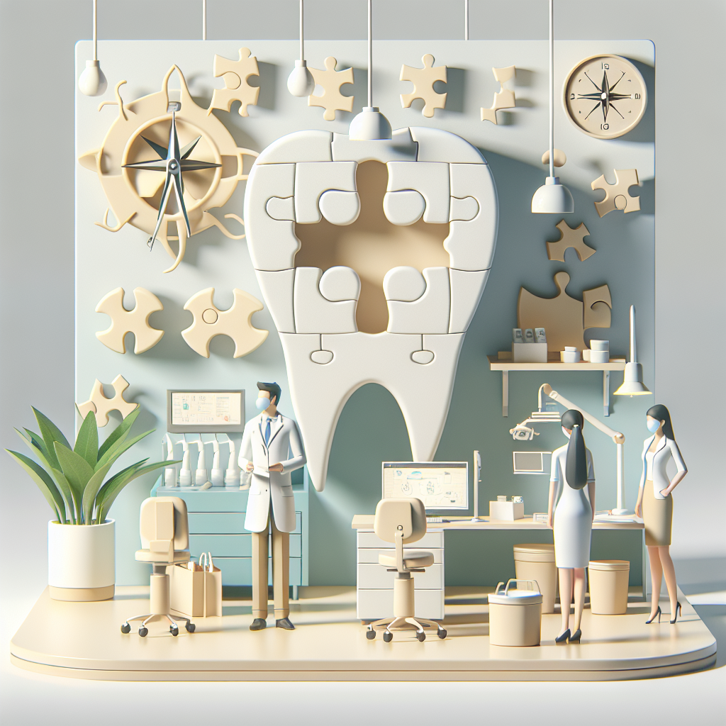 歯科医院で働くスタッフの写真