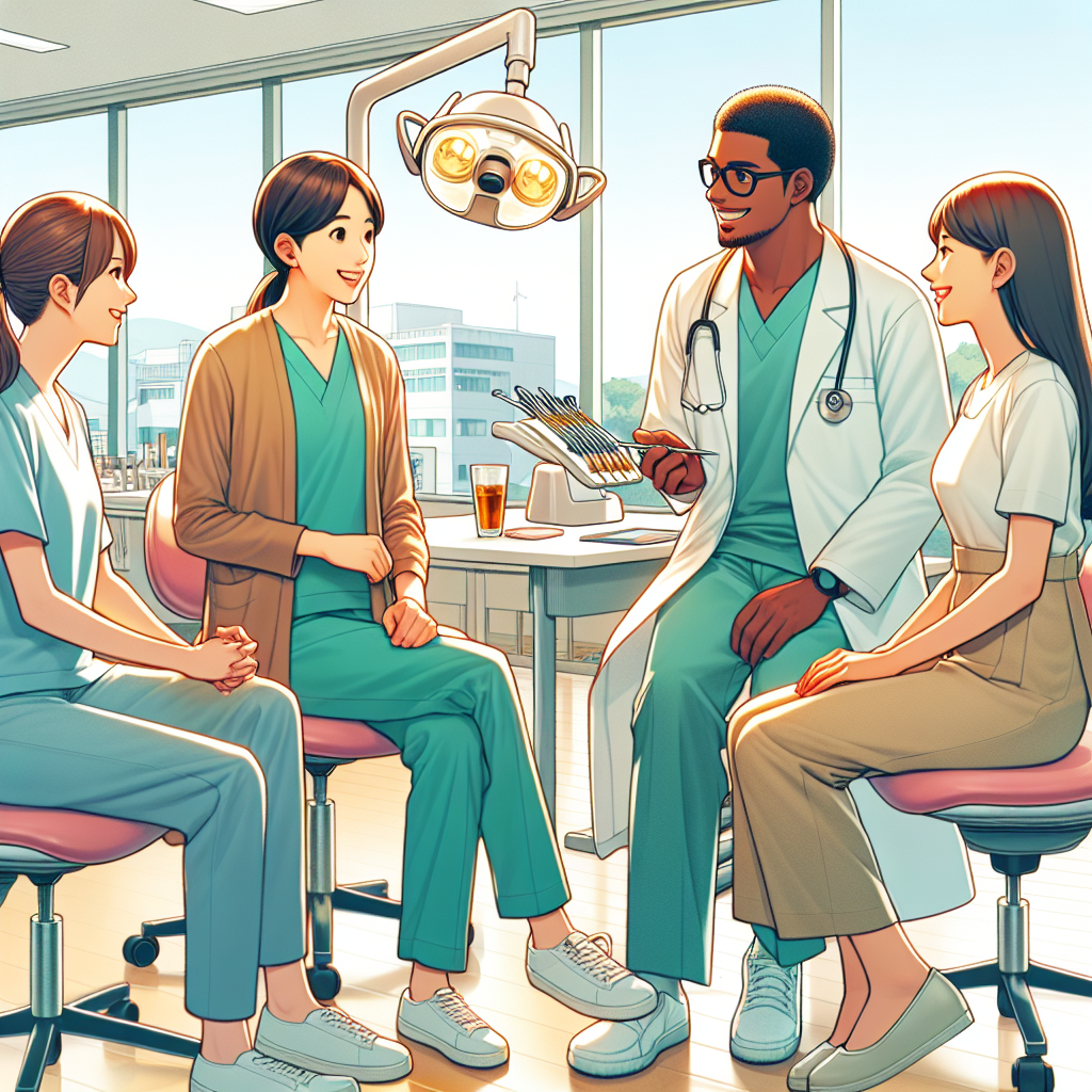 歯科医院の研修風景の写真