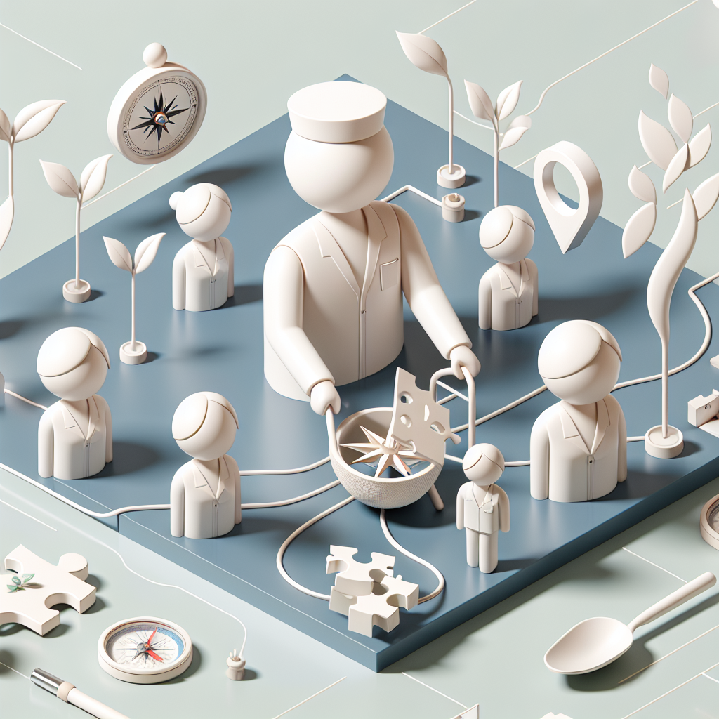 介護現場で働くスタッフの笑顔の写真