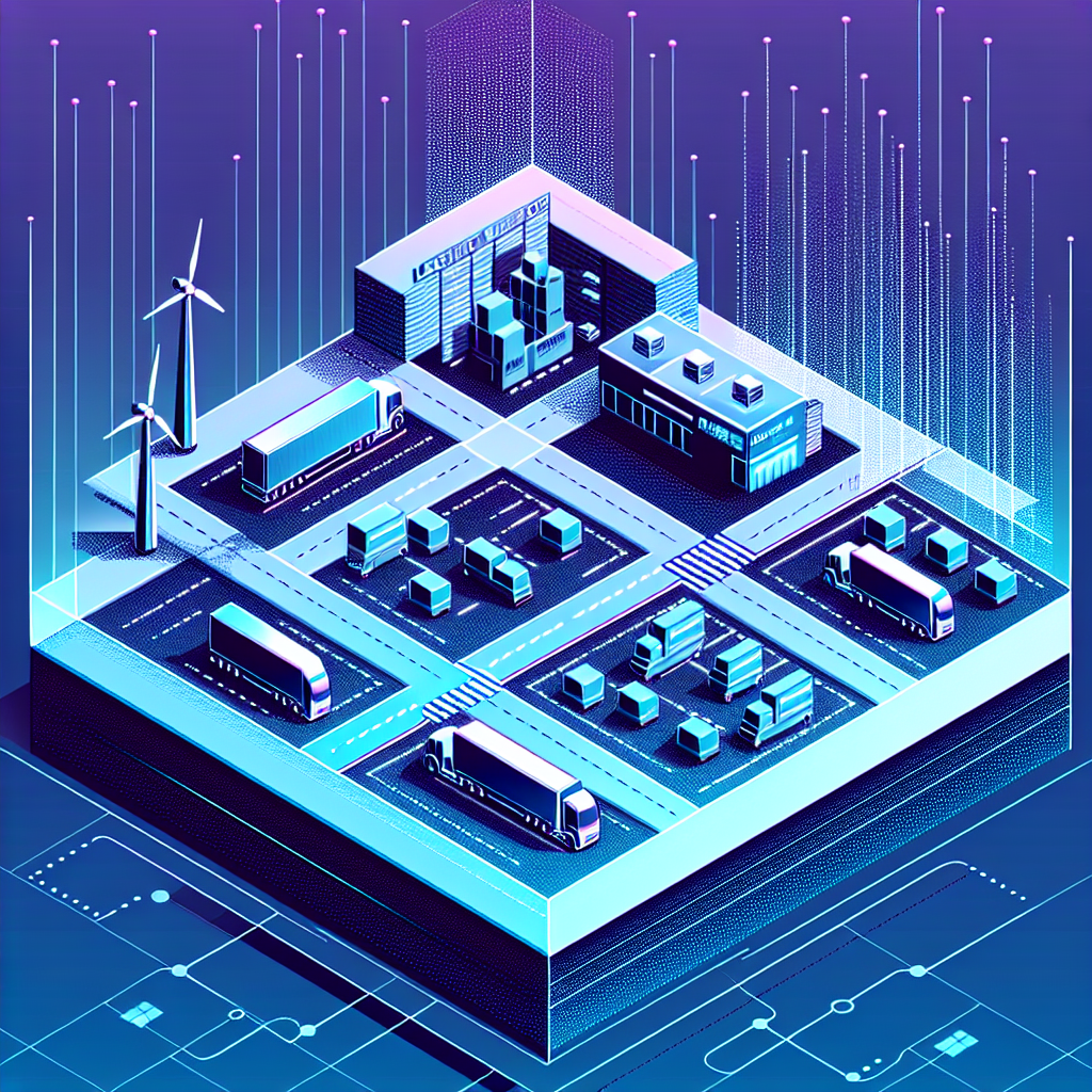 自動運転技術を活用する物流センターのイメージ