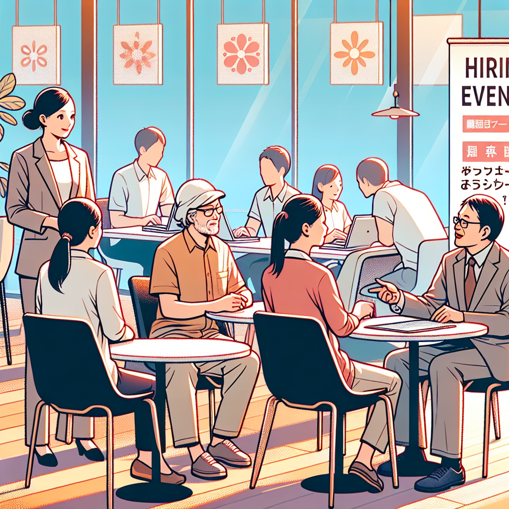 介護施設での採用イベントの様子